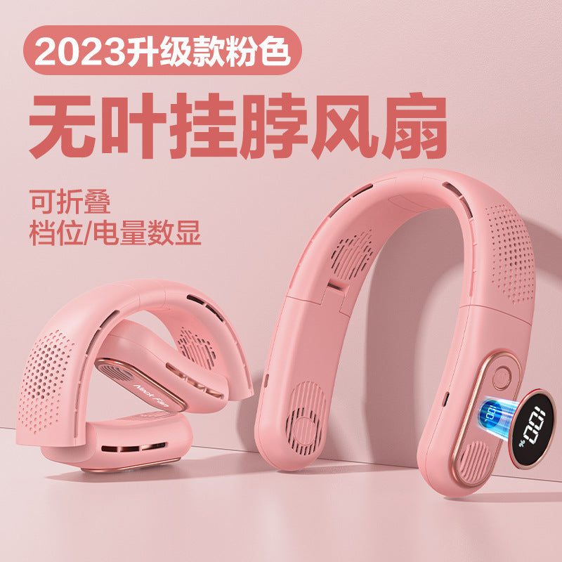 Nuevo ventilador de cuello portátil recargable por USB