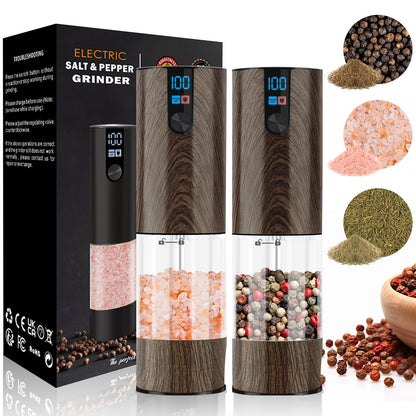 Minpenlay Electric Salt and Pepper Grinder Set