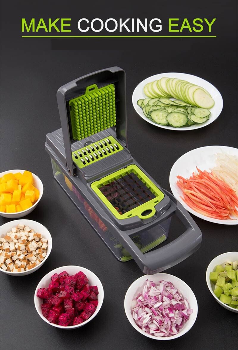 15-In-1 Vegetable Fruit Chopper Cutter Food Onion