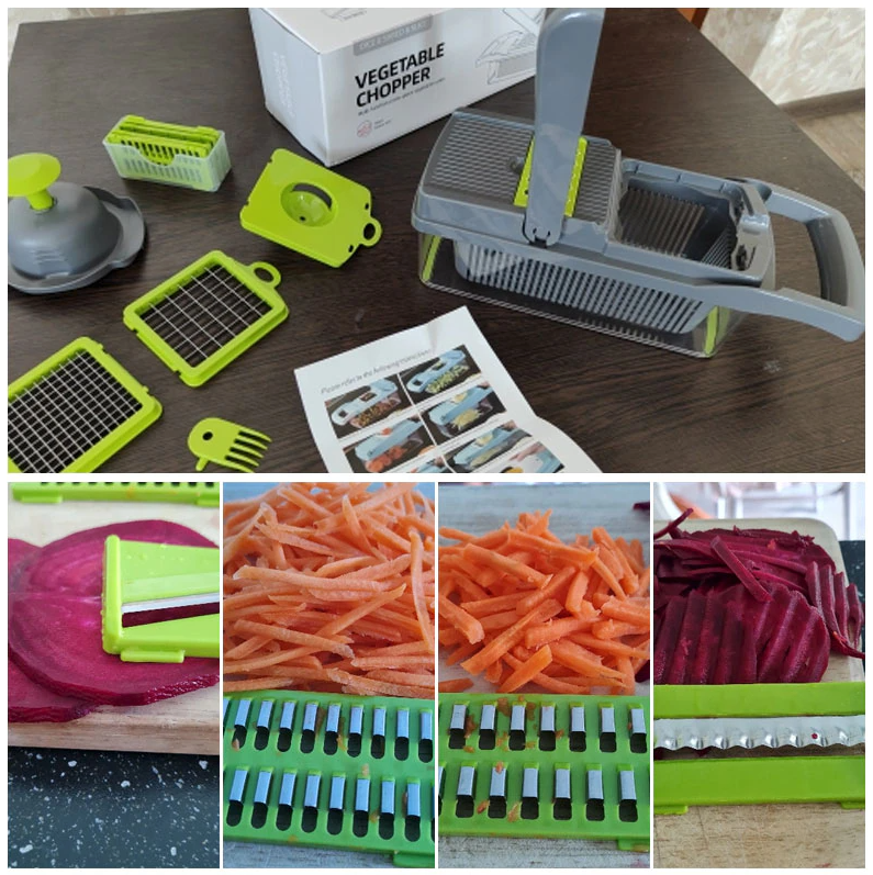 15-In-1 Vegetable Fruit Chopper Cutter Food Onion