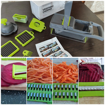 15-In-1 Vegetable Fruit Chopper Cutter Food Onion