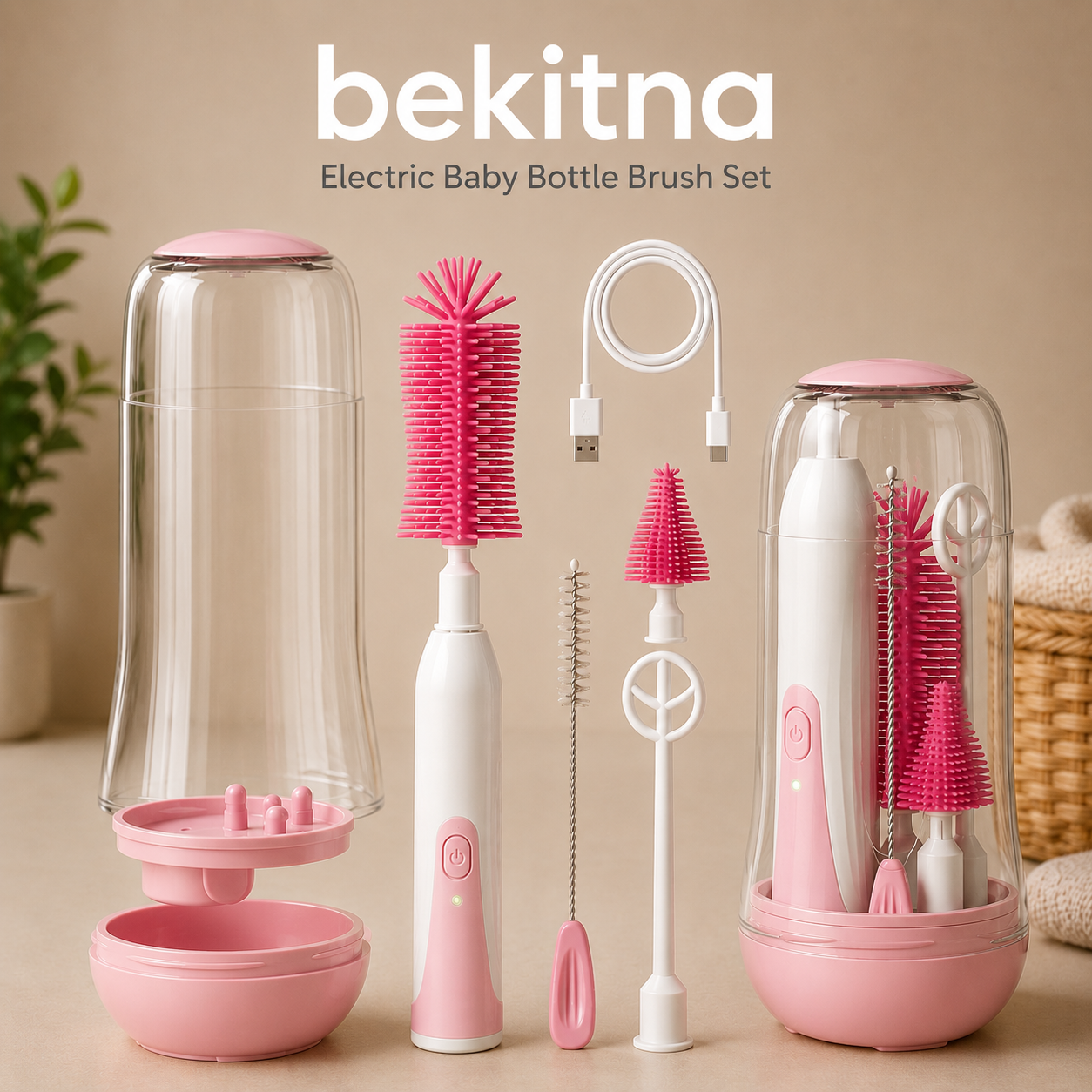 Electric Bottle Brush Cleaner