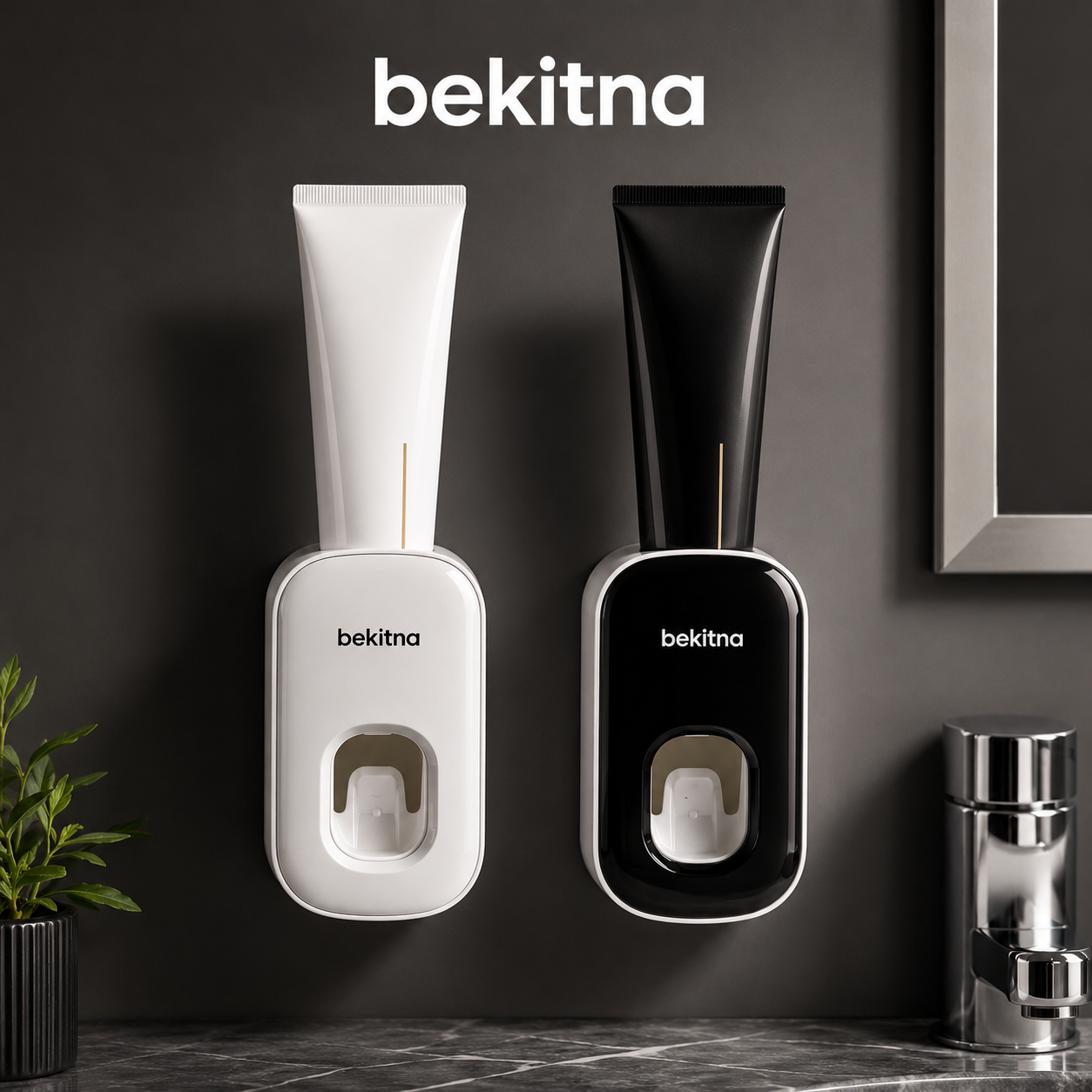Wall-Mounted Automatic Toothpaste Dispenser