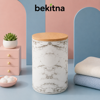 Bone Dry Ceramic Marble Treat Jar