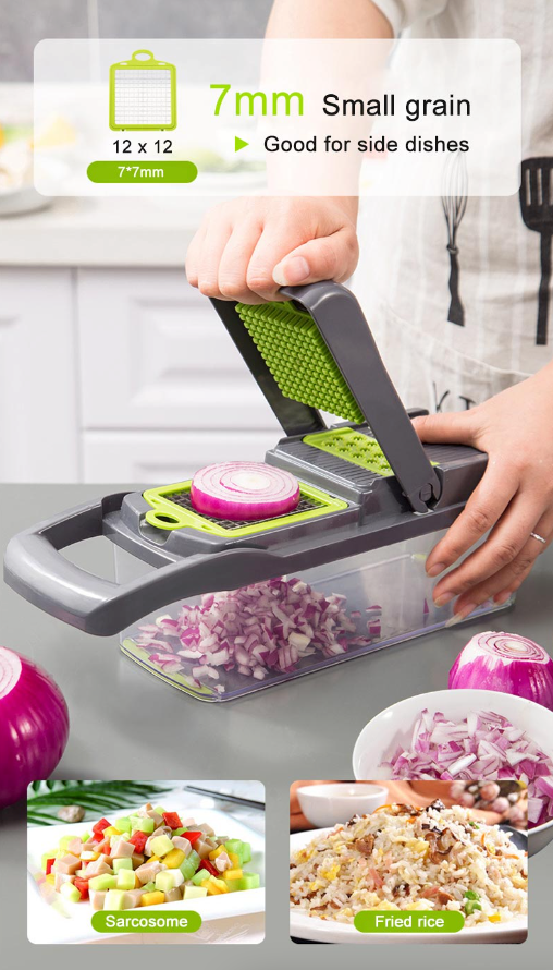 15-In-1 Vegetable Fruit Chopper Cutter Food Onion