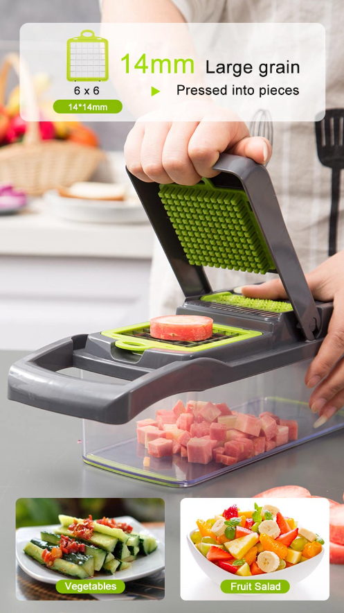 15-In-1 Vegetable Fruit Chopper Cutter Food Onion