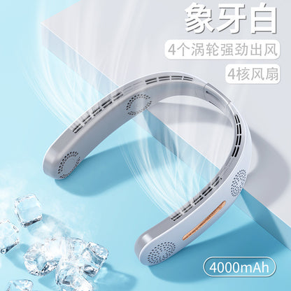 Nuevo ventilador de cuello portátil recargable por USB