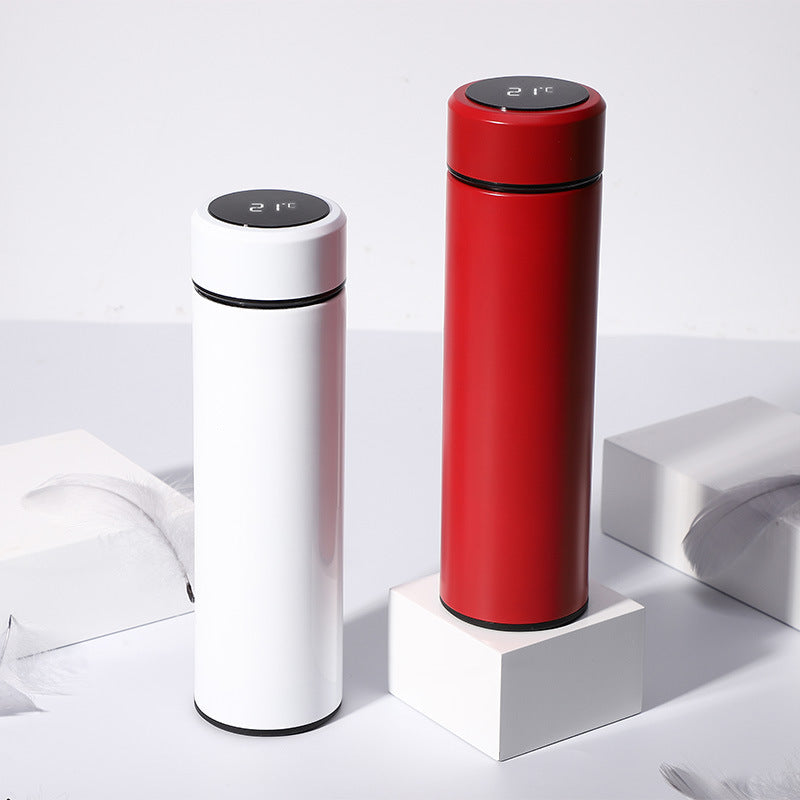 Vaso térmico inteligente de acero inoxidable con pantalla LED