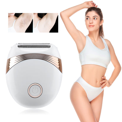 Nueva afeitadora eléctrica blanca para mujer
