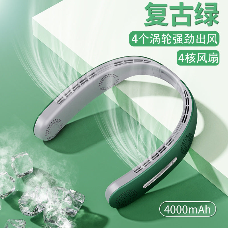 Nuevo ventilador de cuello portátil recargable por USB