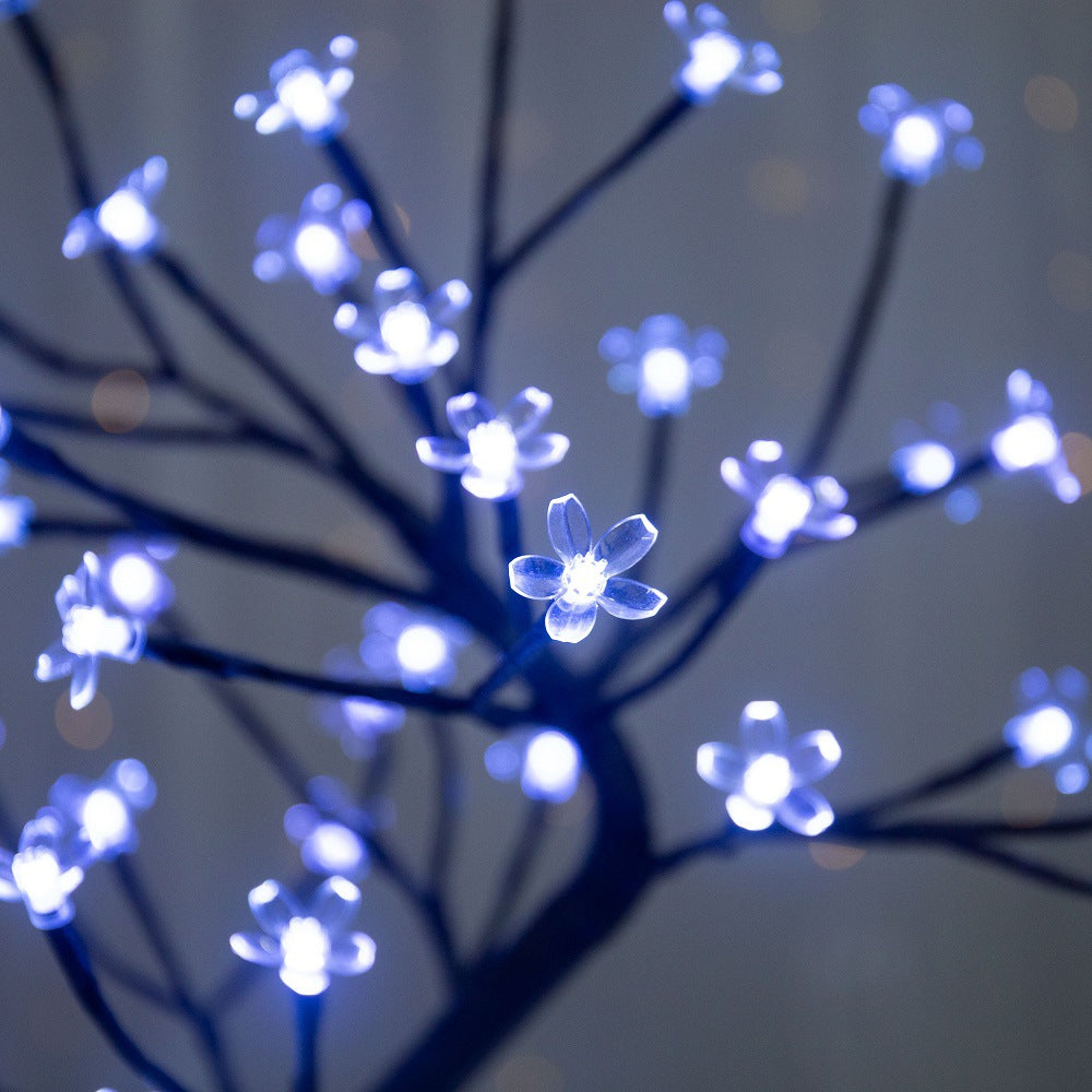 Lámpara LED con forma de cerezo en flor para decoración de interiores