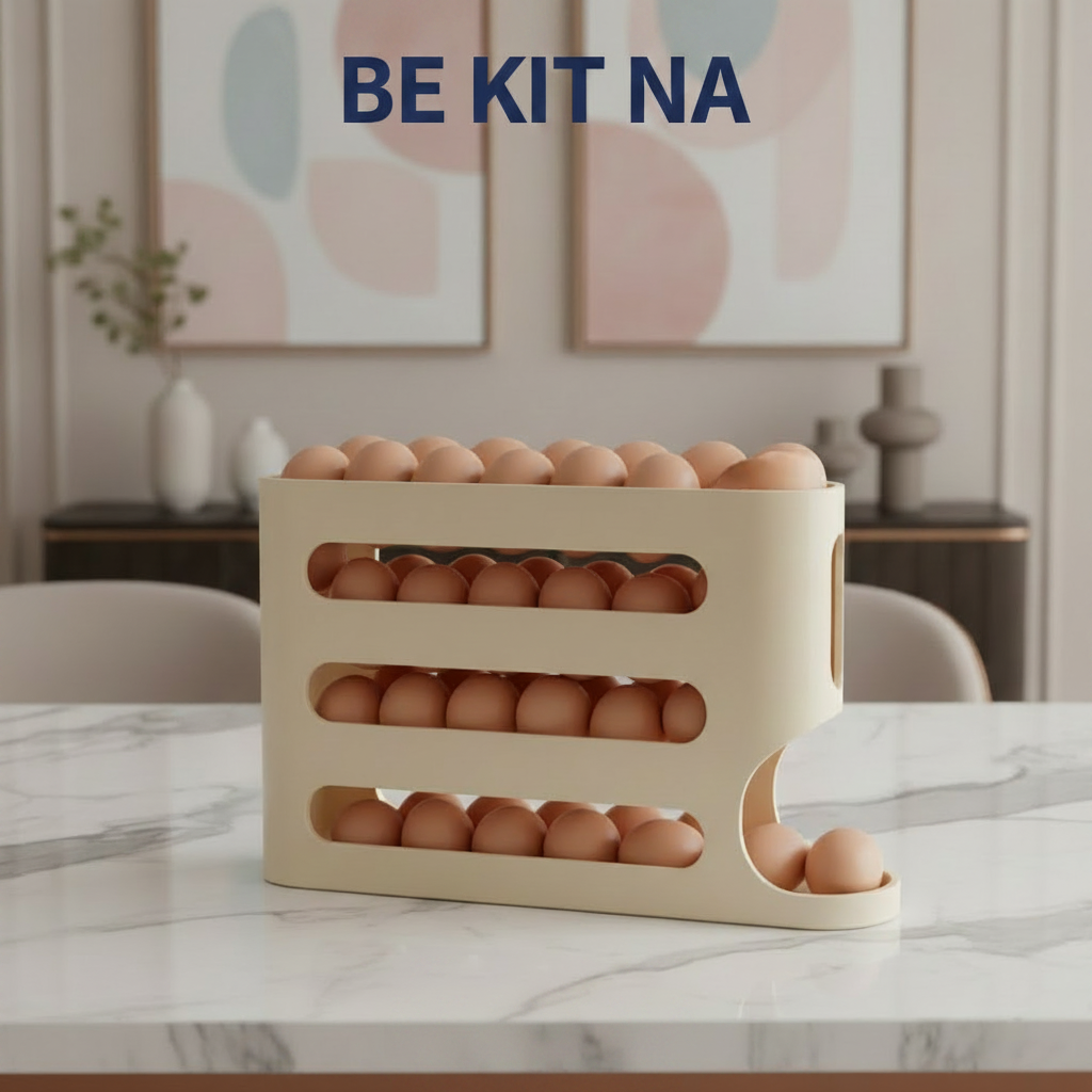 Caja de Almacenamiento de Huevos Deslizante