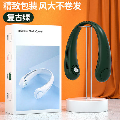 Nuevo ventilador de cuello portátil recargable por USB
