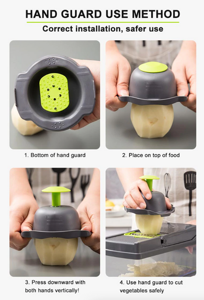 15-In-1 Vegetable Fruit Chopper Cutter Food Onion