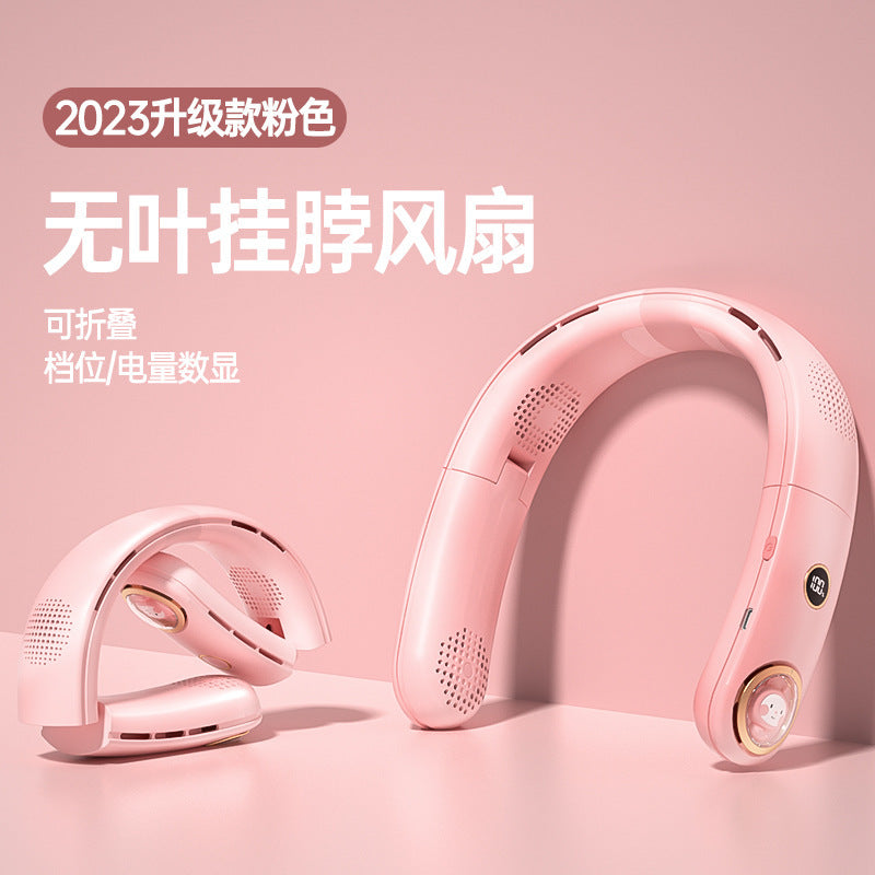 Nuevo ventilador de cuello portátil recargable por USB